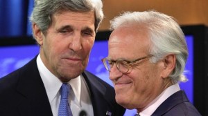 Kerry & Indyk - a succession of foreign emissaries and politicos came and went but israel consistently recoiled from the notion of shuttle diplomacy, go-betweens or overseers such as Indyk.