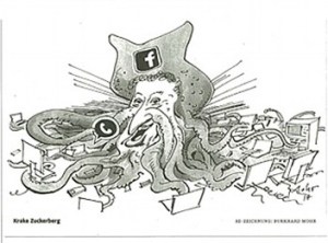 Krake Zuckerberg (Octopus Zuckerberg): its distinctive face makes sure that we don’t lose sight of Zuckerberg’s Jewishness.