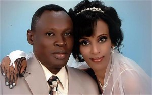Meriam Ibrahim on the day she wed Daniel Wani 
