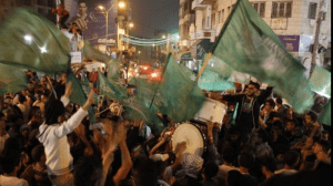 The crowds pranced and danced, jumping ecstatically up and down in what looked like a frenzied tribal trance