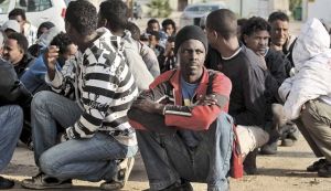 On the sidewalks of south Tel Aviv