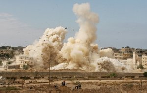 Egypt’s Army demolishes Rafah buildings to create a buffer zone