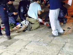 Adele Banita after help arrived